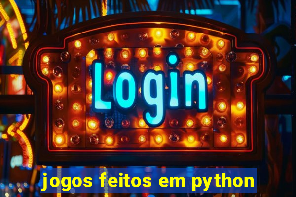 jogos feitos em python